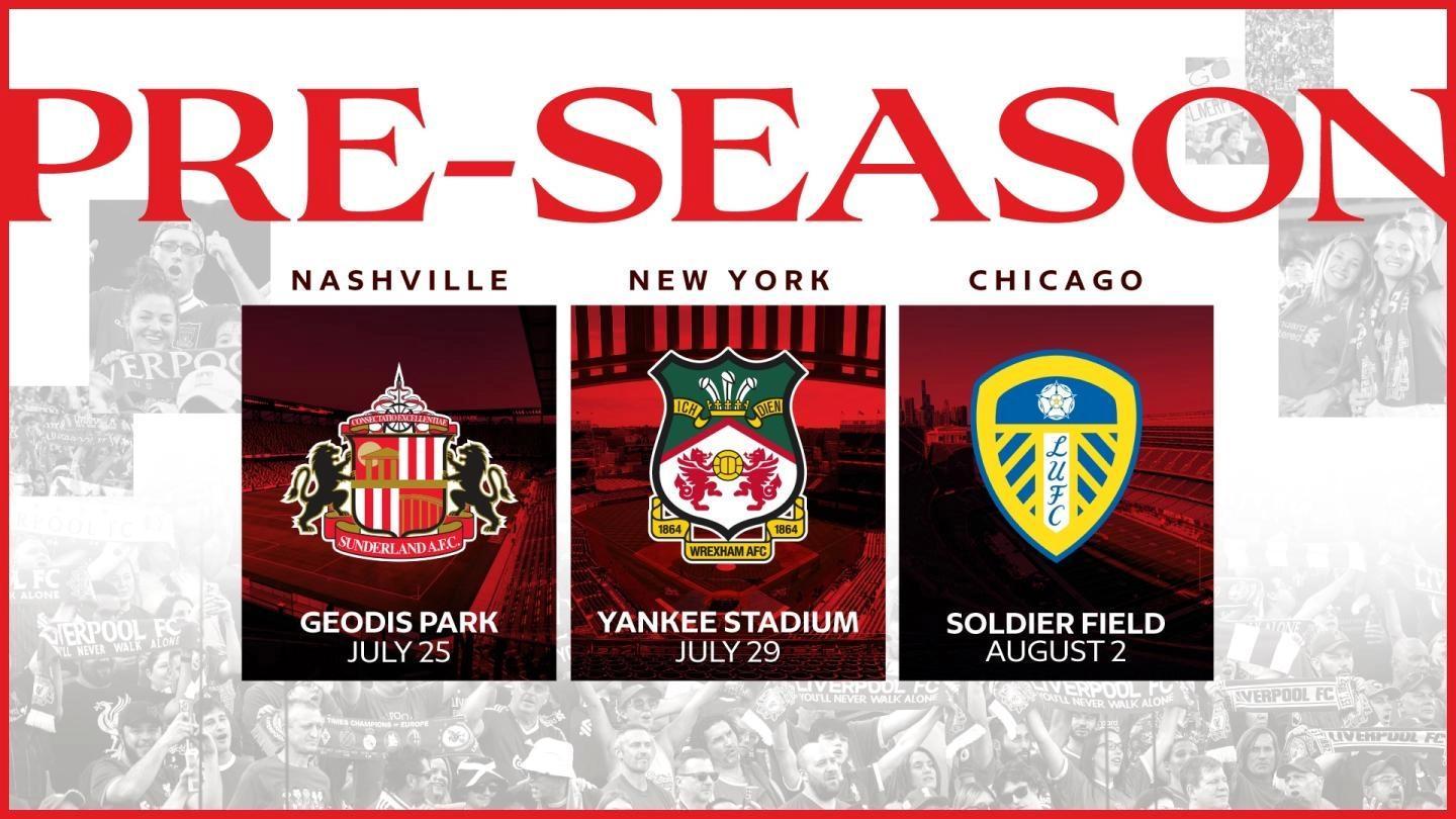 开云官网-官方：利物浦今夏赴美国踢季前赛，对阵黑猫、利兹、雷克瑟姆